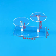 Transparent Acrylic Display Shelf for Cosmetics Perfume Antique Display