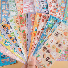 200 Unique Laser Stickers for Girls - Perfect for DIY Journals & Toys