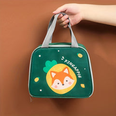 Children Insulation Bag Lunch Box Student Dinosaur Fox Lunch Bag Cartoon