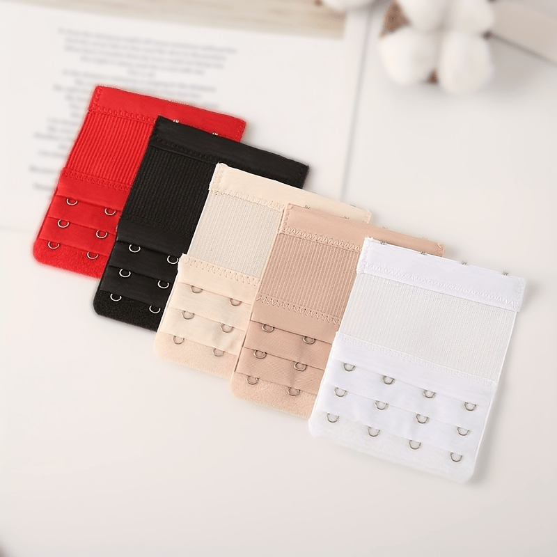 3pcs Mixed Hook Bra Extenders Adjustable Bra Straps