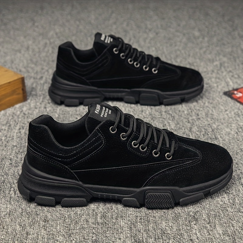 Men's Lace up Sneakers Comfortable Walking Shoes