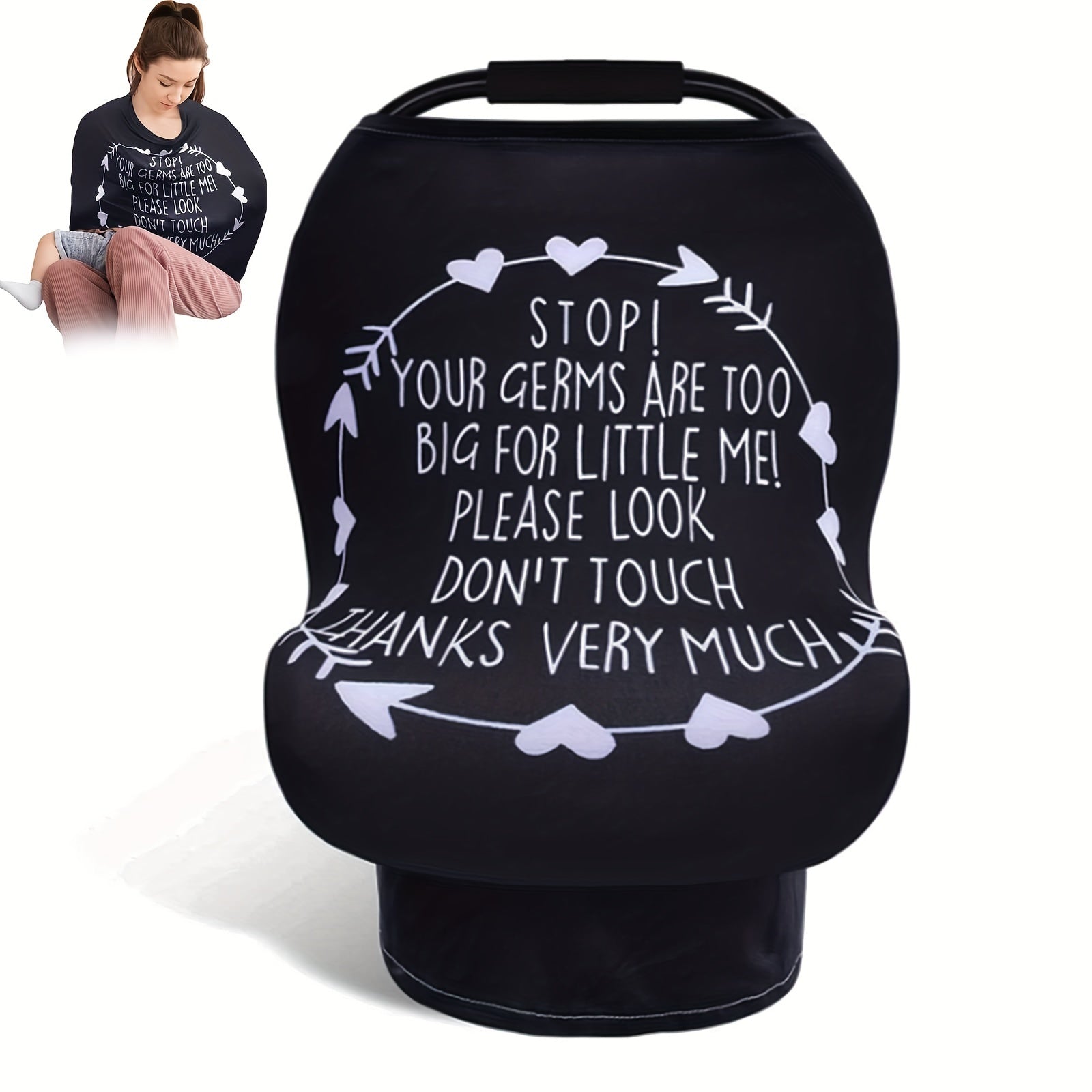 Stretchy Nursing Cover for Breastfeeding Moms