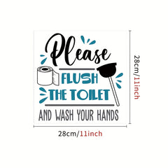 Funny Decorative Toilet Seat Decal Waterproof Self Adhesive Sticker
