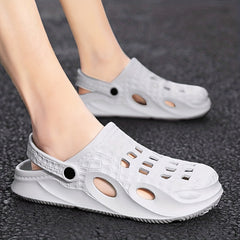 Men's Lightweight Hollow Out Sandals Slip On Clogs