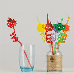 Eco Kids' Straws Fun Cartoon Designs Parties & Everyday Use