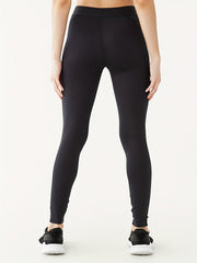 Mesh Waistband High Rise Yoga Leggings