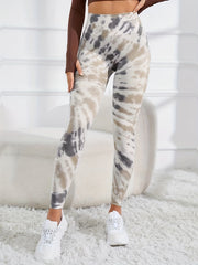 Tie Dye Seamless Yoga Pants Hip Lift Fitness Butt Lifting Slim Leggings