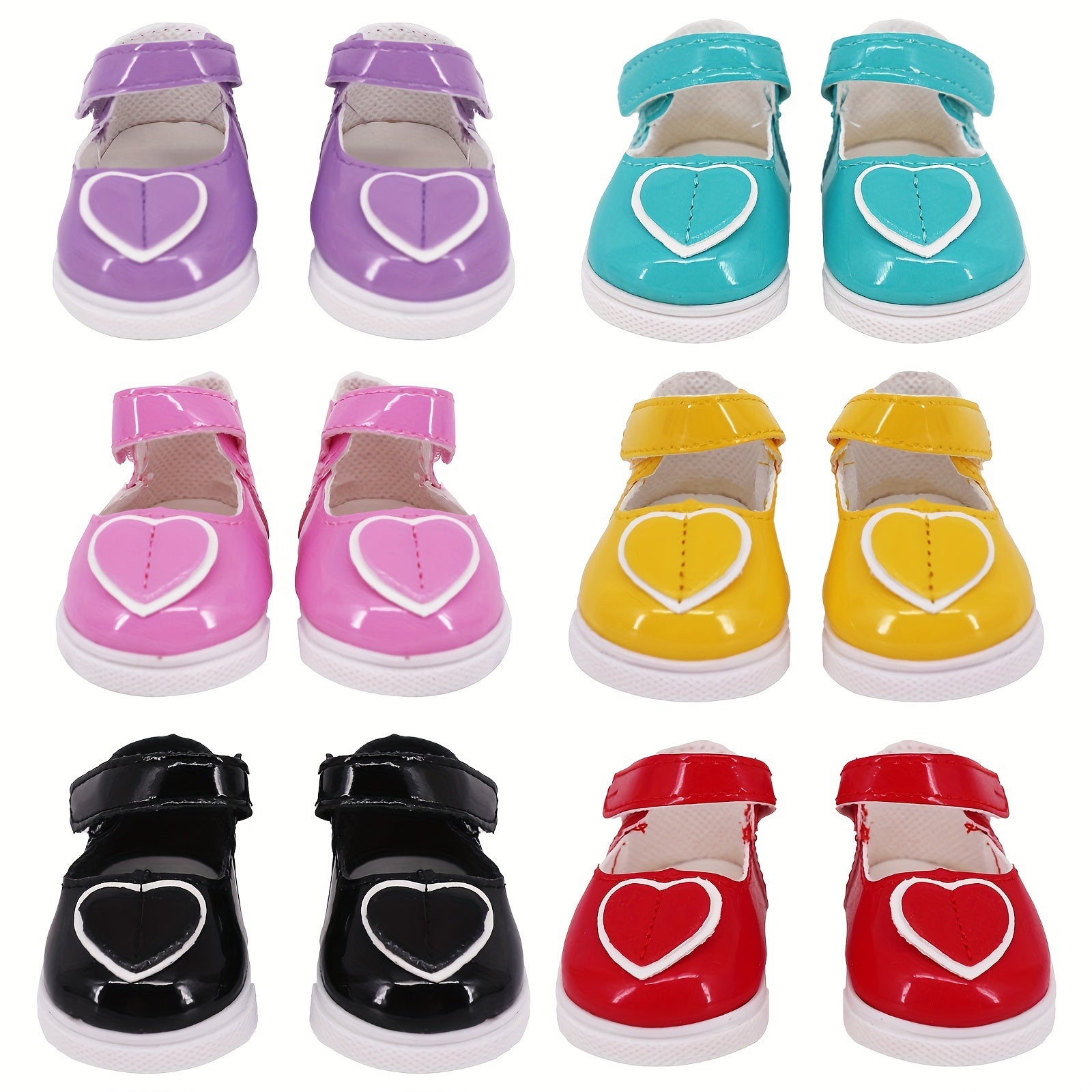 45 72cm Doll Love Pattern Leather Shoes Direct Sales