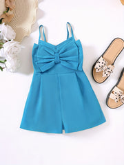 Bow Cami Rompers Jumpsuits for Toddlers