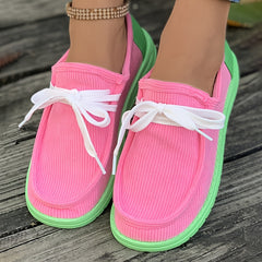 Non Slip Low Cut Skate Shoes Lightweight Canvas Sneakers