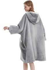 Soft & Comfy Plush Lounge Robe with Pockets