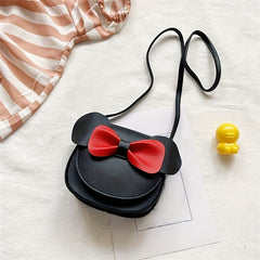 Kids Girls Mouse Ear Bow Crossbody Bag with Strap