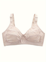 Wireless Full Cover Lace Plus Size Bra