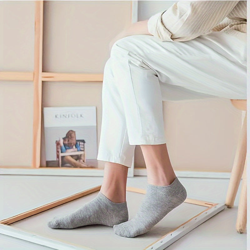 Men's Solid Liner Anklet Socks Breathable Unisex Outdoor