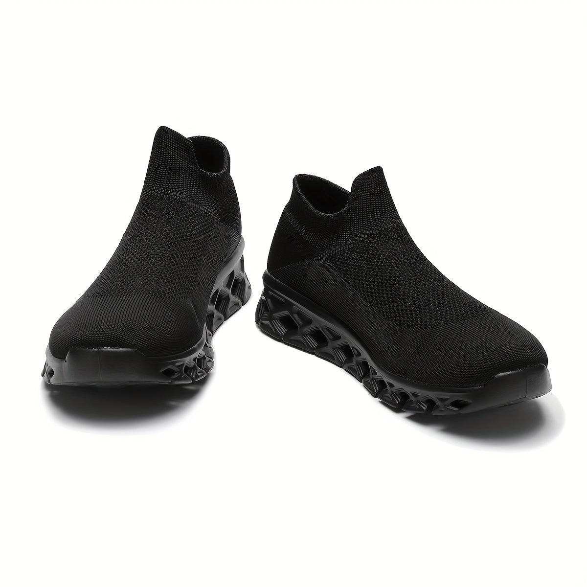 Men's Slip on Blade Sneakers Lightweight Breathable Sock Shoes