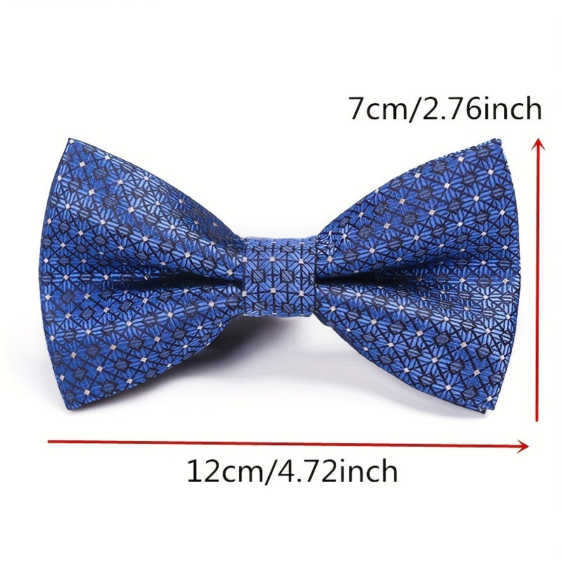 Men's Jacquard Bow Tie Casual Silk Bow Tie