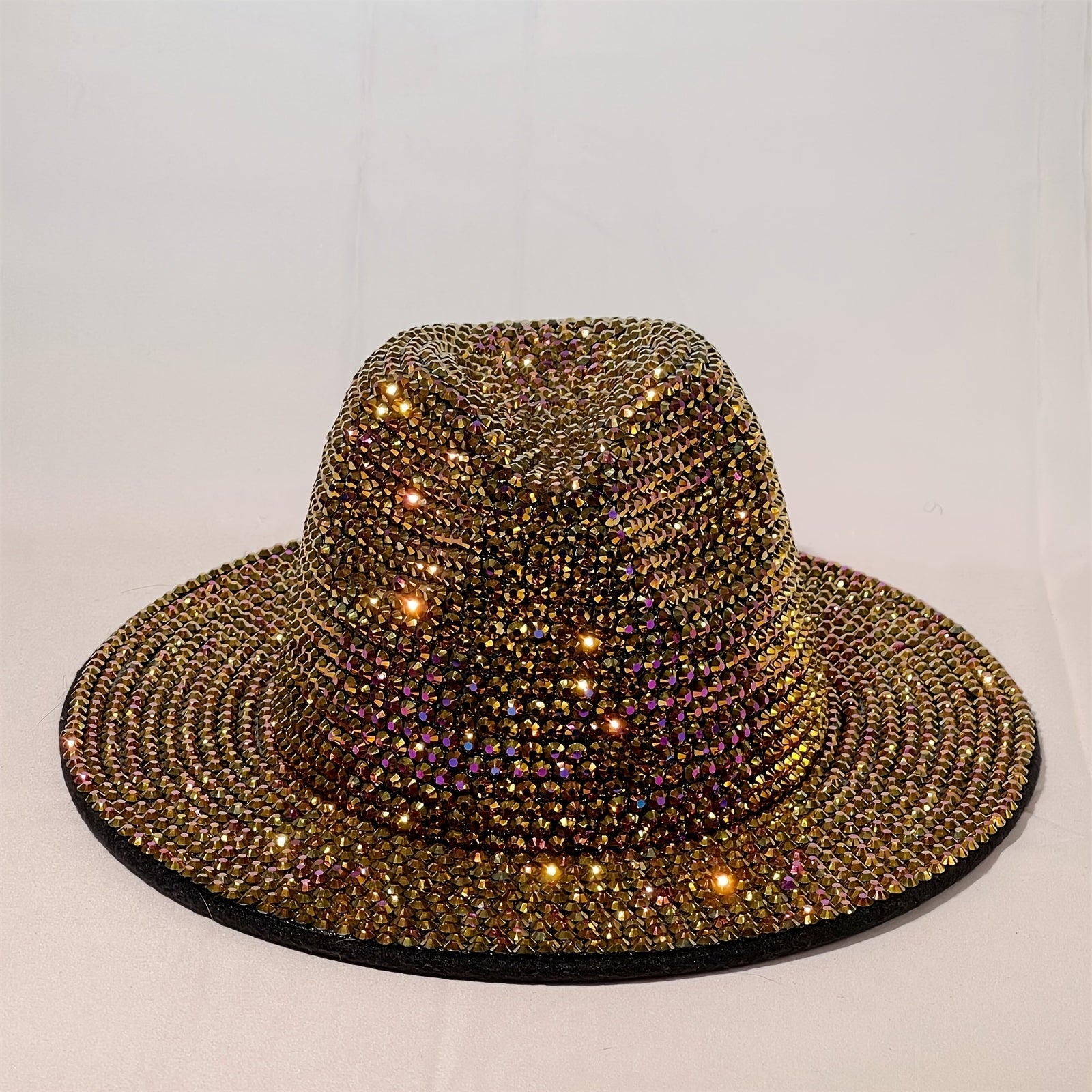 Rhinestone Fedora Hat Vintage Accessories Women