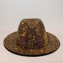 Rhinestone Fedora Hat Vintage Accessories Women
