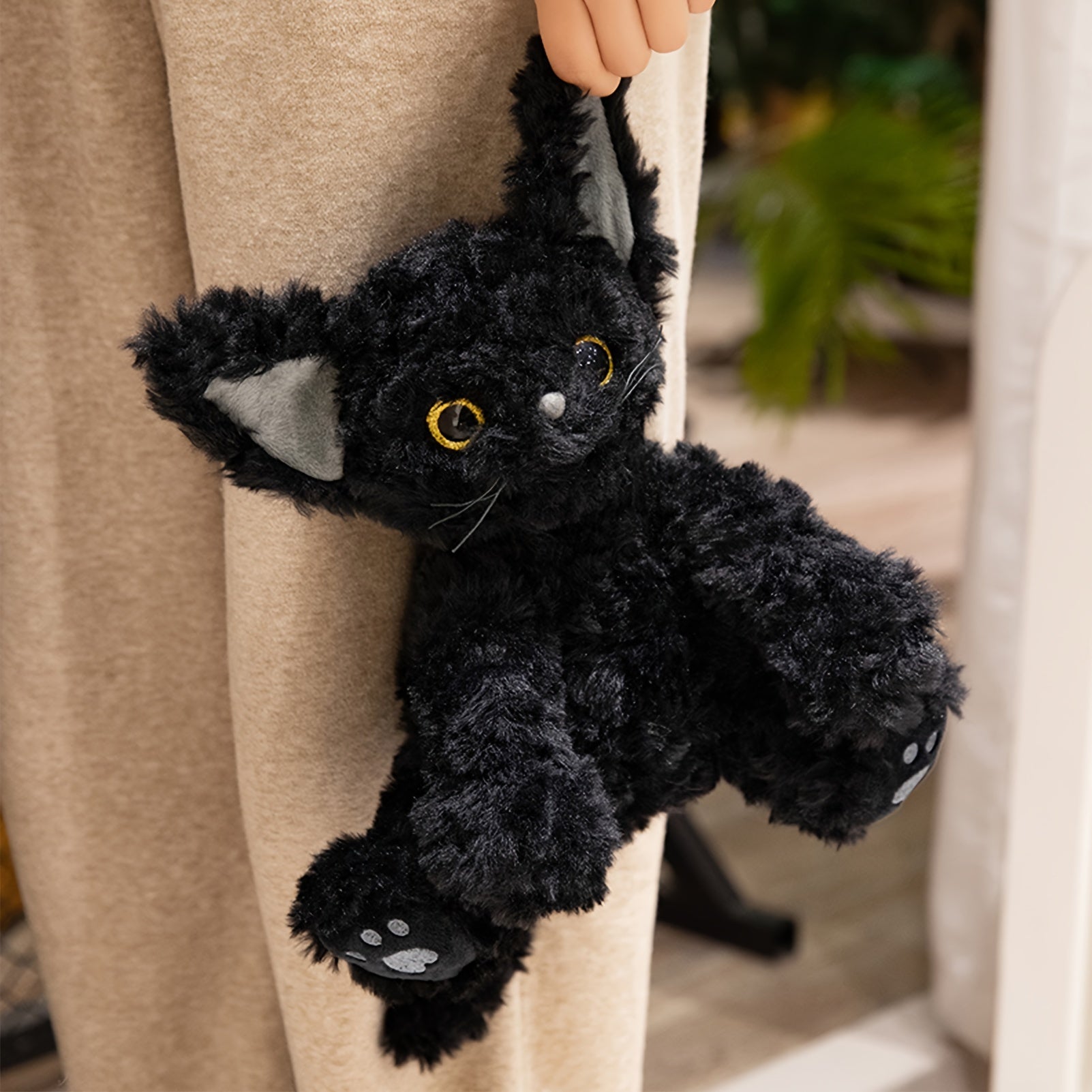 Cat Plush Toy Soft Stuffed Animal - Perfect Gift for Halloween and Christmas