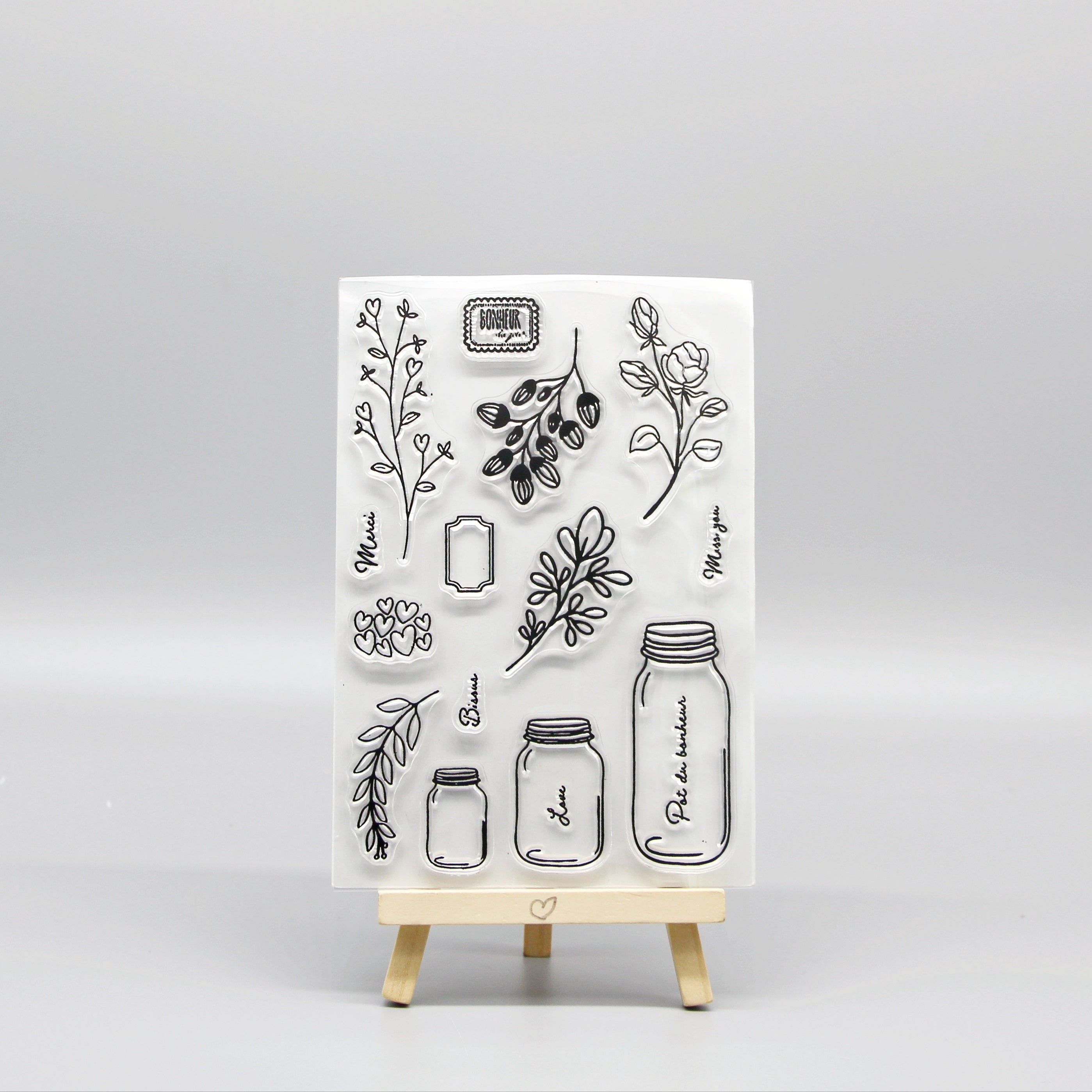 Cartoon Transparent Stamps: Fun Stationery for Students & Kids