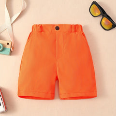 Boys Comfortable Elastic Waist Shorts for Summer