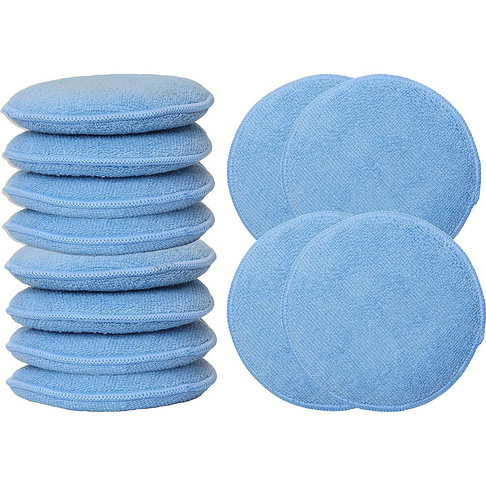 12 Pack Microfiber Wax Applicator Pads for Top Finish