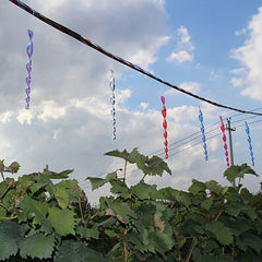 4pcs Spiral Bird Repellent Sticks - Keep Birds Away from Garden