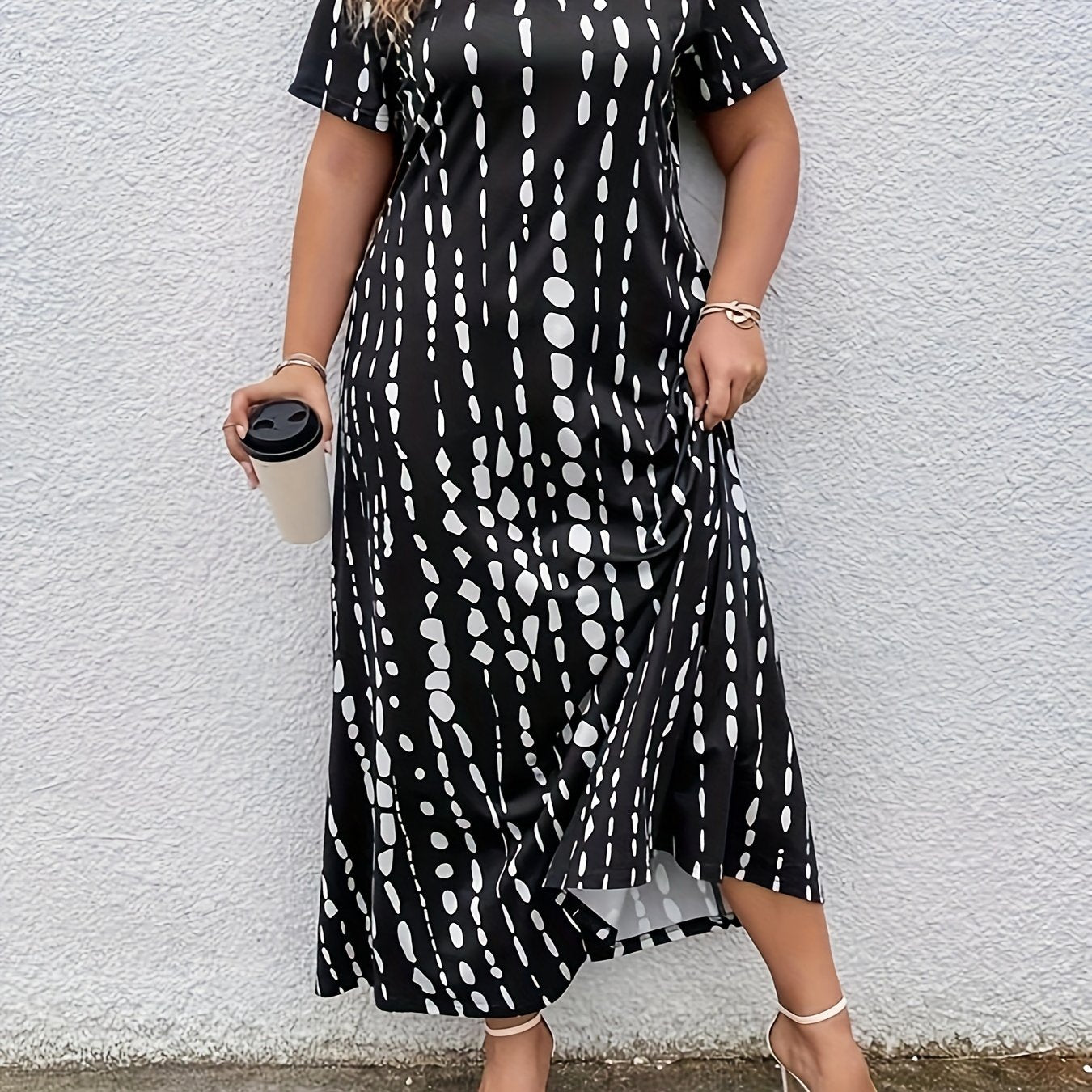 Tie Dye Maxi Dress Plus Size