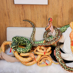 Funny Cartoon Snake Plush Toy Simulation Animal Snake Doll