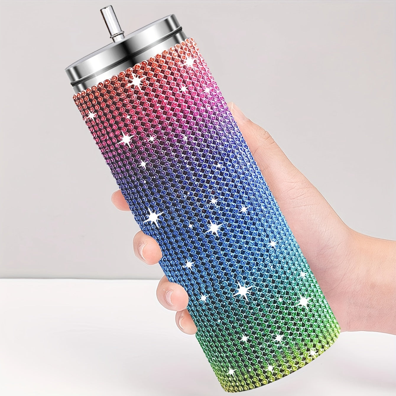 20oz Stainless Steel Tumbler Sparkle Water Cup