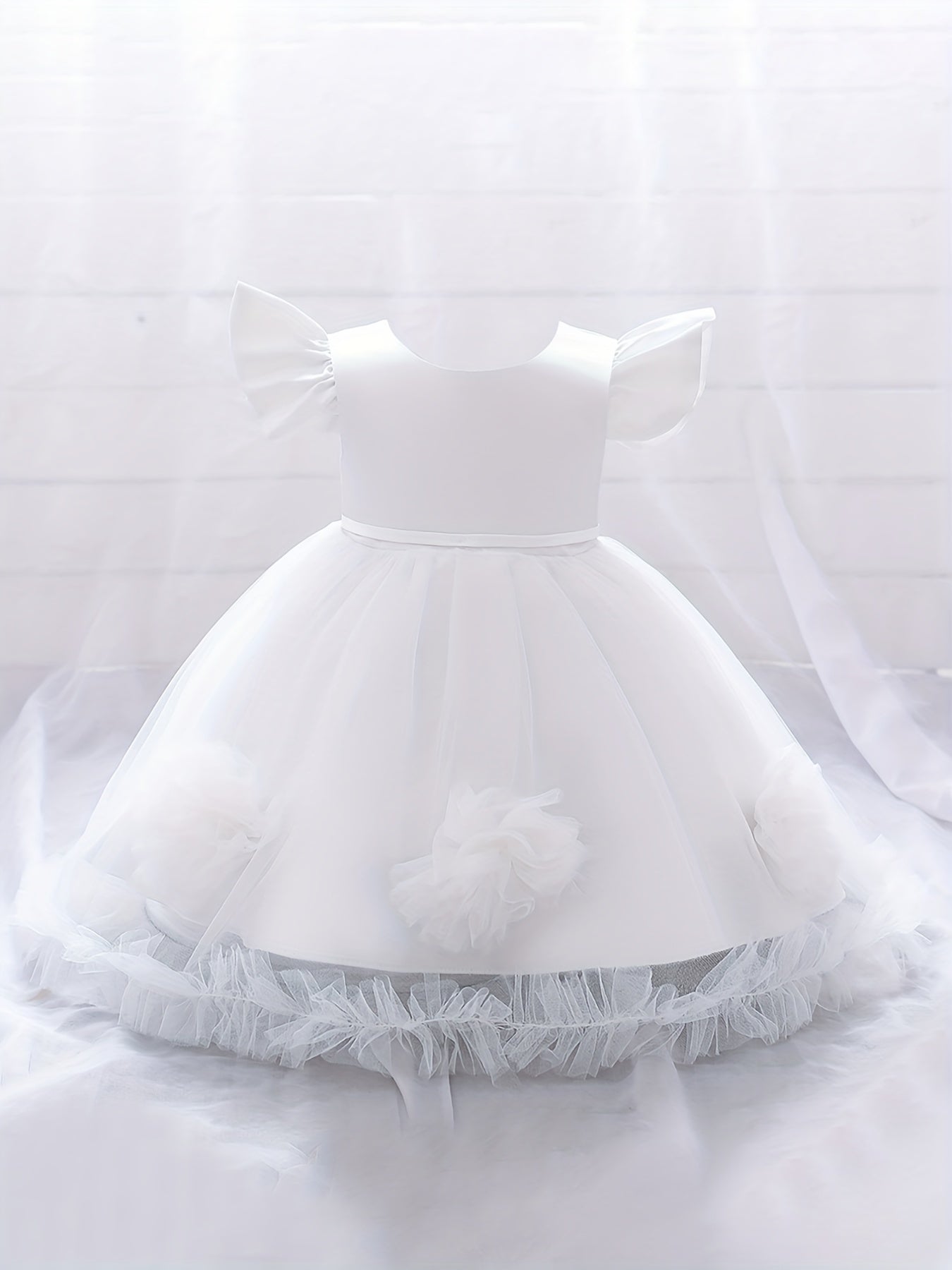 Puffy Princess Flower Girl Dress