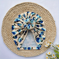 Soft Elastic Baby Donut Hat Girl Headwear Knotted Accessories