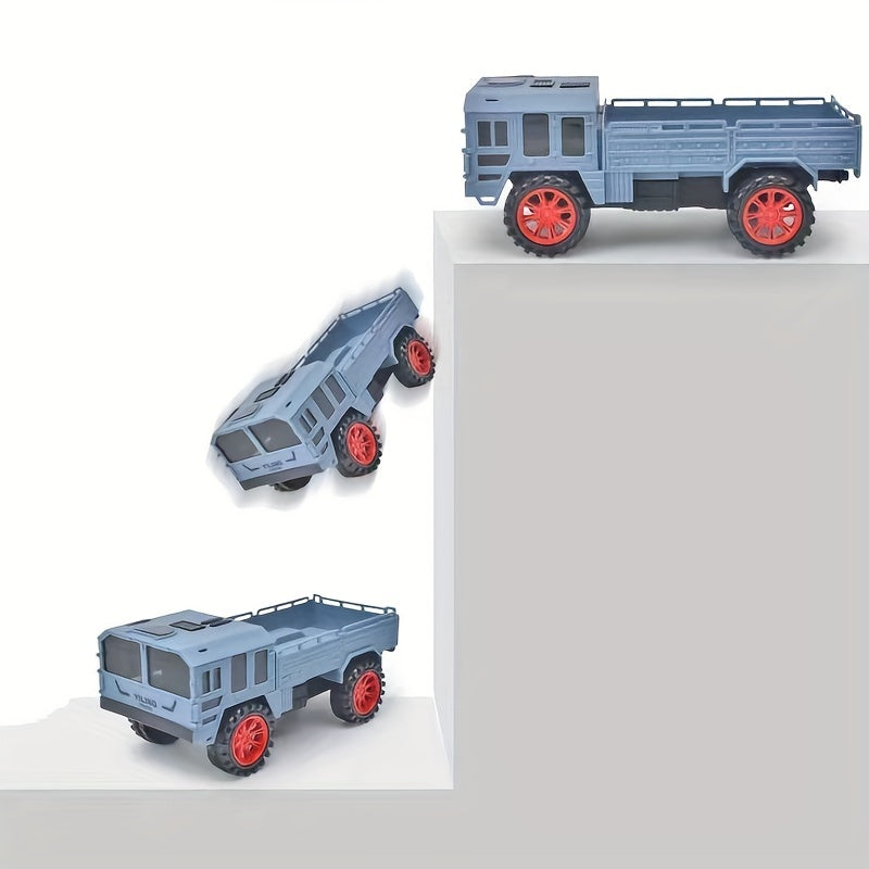 1pc Inertia Military Truck Van Car Off road Vehicle Model Toy Car