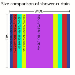 Waterproof Butterfly Shower Curtain, Mildew-Proof Fabric for Bathroom Decor