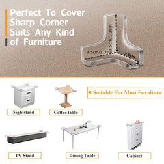 12pcs Safety Transparent T-shaped Corner Protector Thickened Baby Table Guards