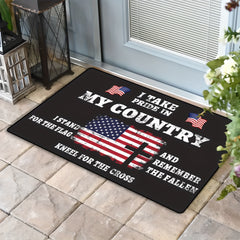 American Flag Print Doormat Indoor & Outdoor Foyer Rug Home Decor