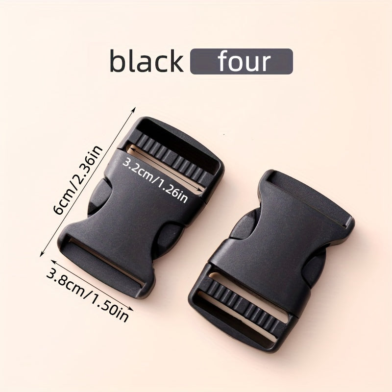 4pcs Side Quick Release Buckle for Bracelets Backpack Gear