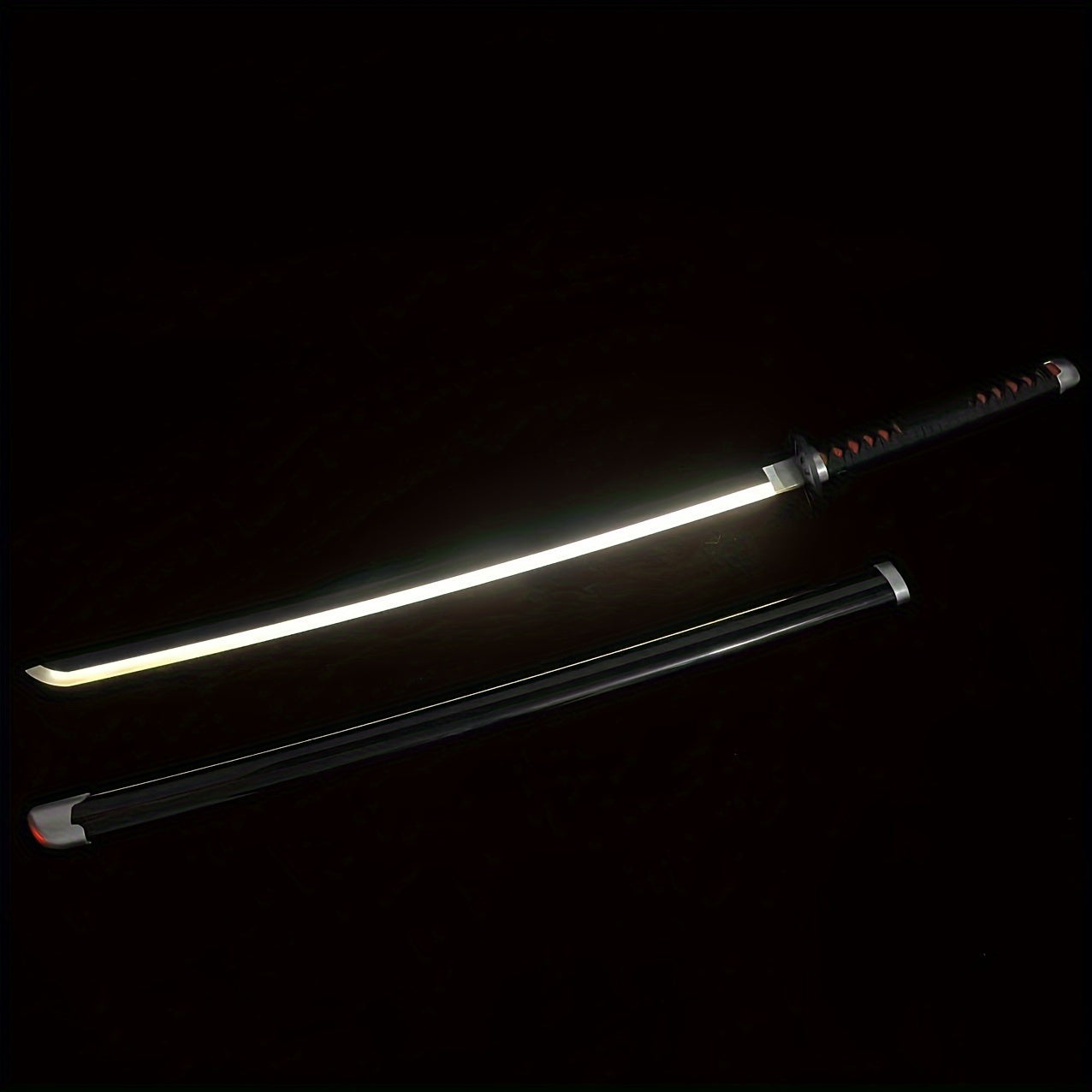 Lighted Katana Sword Wooden Anime Sword Samurai Katana Sword