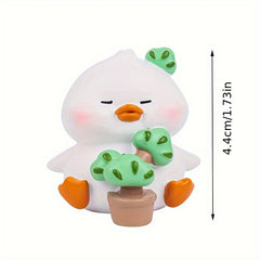 Mini Duck Resin Ornament Home Car Christmas Gift