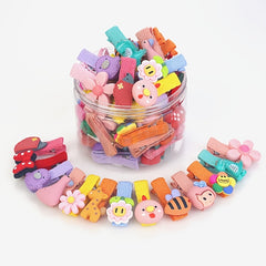 26pcs Girls Hair Clip Cartoon Hairpin Side Clip Hair Accessories