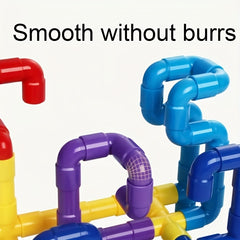 50pcs Water Pipe Building Blocks Set for Skill Building Creative Gift
