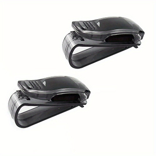2pcs Mini Sunglasses Clip for Car Sun Visor