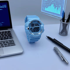 Kids Swimming Watch with Alarm Chronograph Dual Time Digital Analog Wristwatch