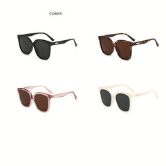Cat's Eye Big Frame Glasses Men's Sunshade Sunglasses