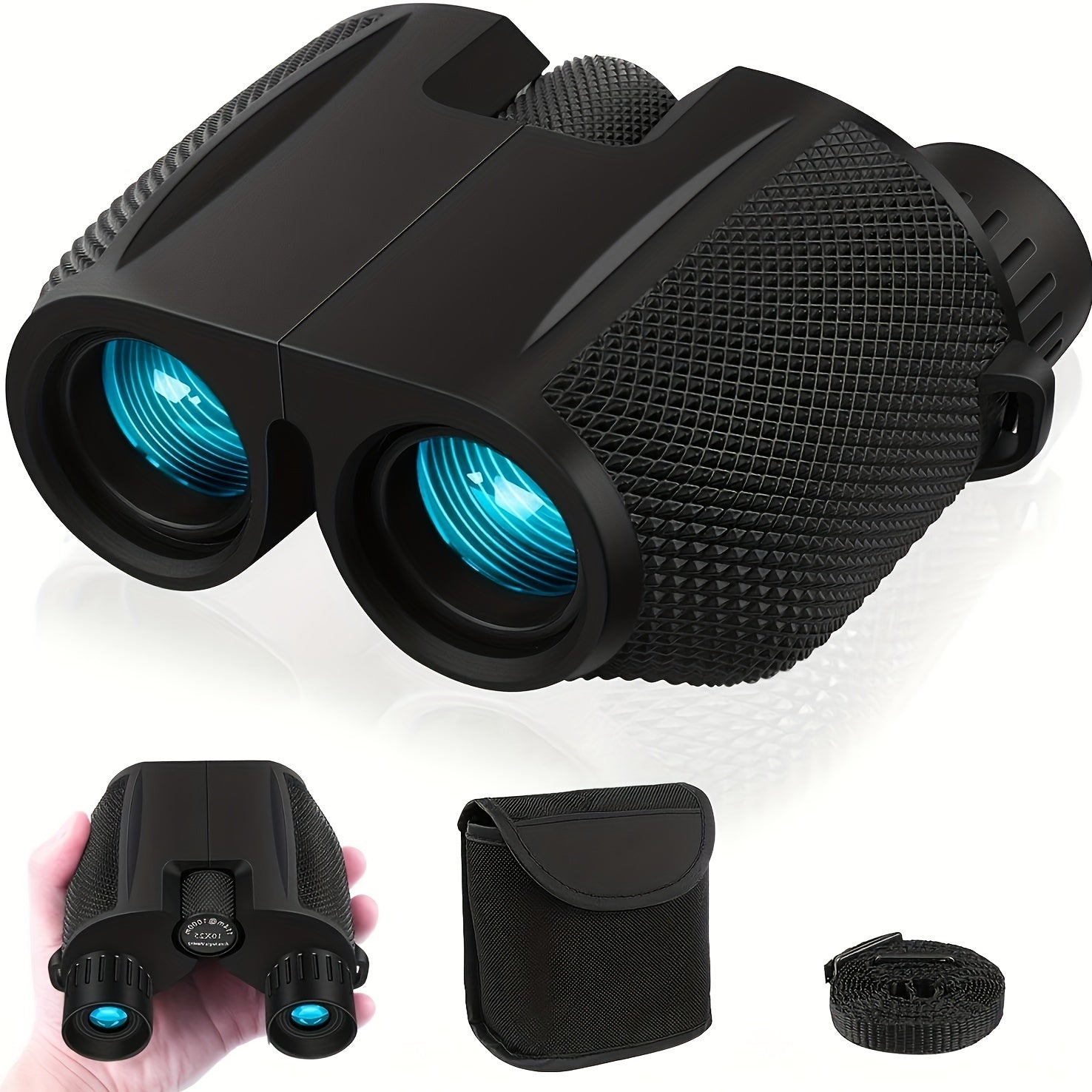 Compact Binoculars 4x25 for Bird Watching Concerts Sports Games