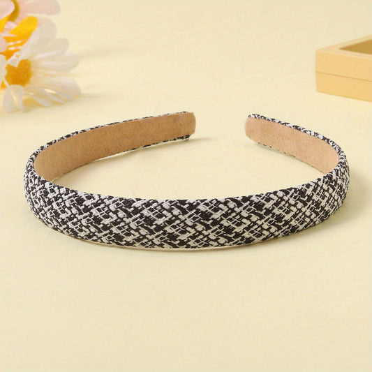 Plaid Hair Band Style Headband Women Girls Hair Accessories