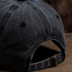 Faith Cross Print Baseball Cap Solid Washed Distressed Unisex Sun Hat