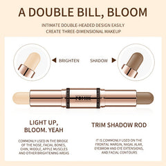 Dual-Use Contouring Stick for Highlighter, Bronzer, Concealer