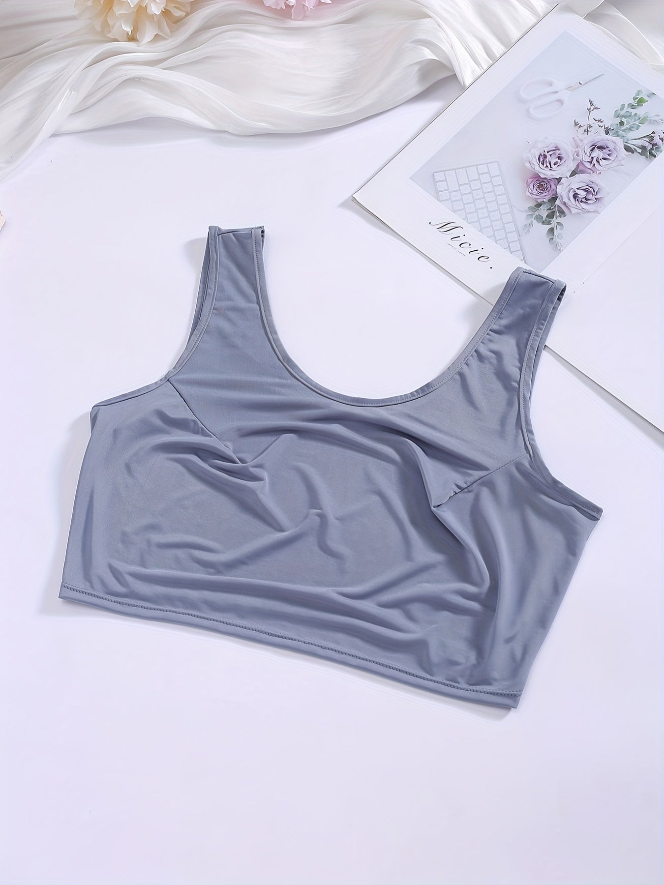3-Piece Plus Size Crop Sleepwear Set