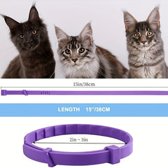 Adjustable Anxiety Reducing Pet Collar for Cats Dogs
